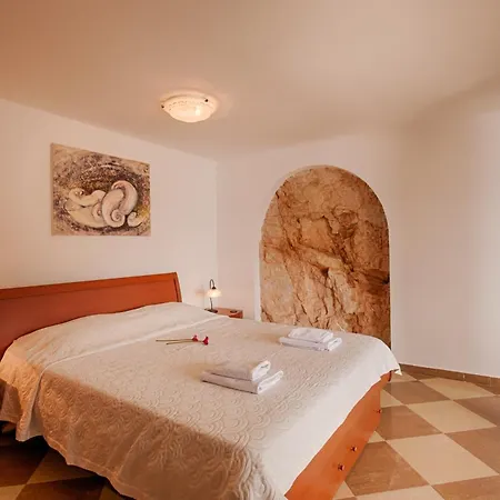 Unique On A Rock, 50 Meters From The Beach, Sea View - By Traveler Tourist Agency Krk - Id 2401 *