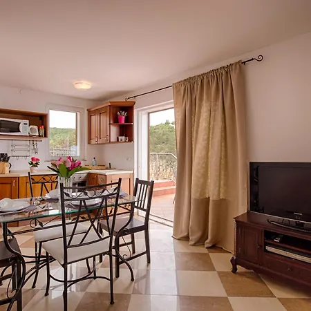 Unique On A Rock, 50 Meters From The Beach, Sea View - By Traveler Tourist Agency Krk - Id 2401 Villa Vrbnik (Primorje-Gorski Kotar)