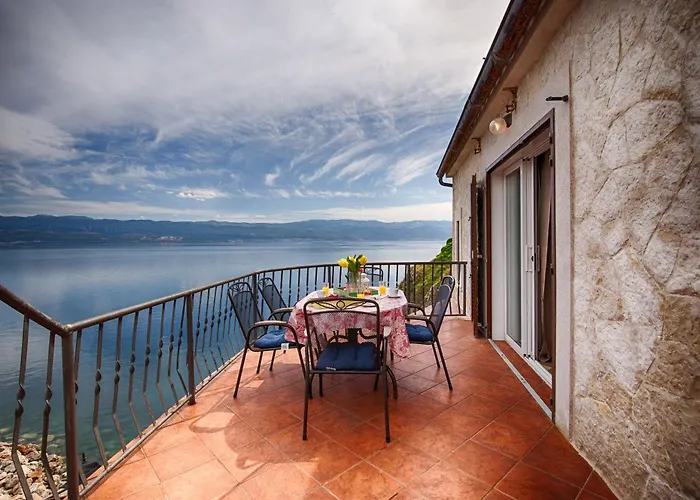 Unique On A Rock, 50 Meters From The Beach, Sea View - By Traveler Tourist Agency Krk - Id 2401 Villa *