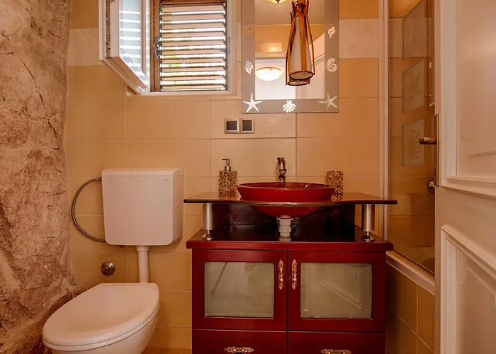 Unique On A Rock, 50 Meters From The Beach, Sea View - By Traveler Tourist Agency Krk - Id 2401 Villa *