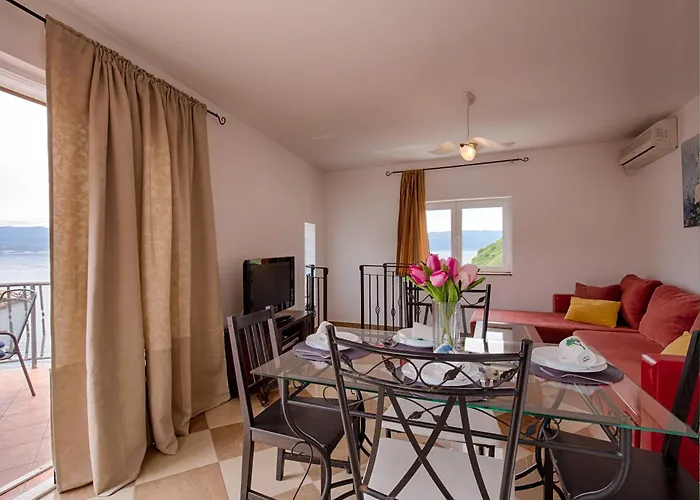 Unique On A Rock, 50 Meters From The Beach, Sea View - By Traveler Tourist Agency Krk - Id 2401 Villa