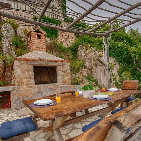 Villa Unique On A Rock, 50 Meters From The Beach, Sea View - By Traveler Tourist Agency Krk - Id 2401