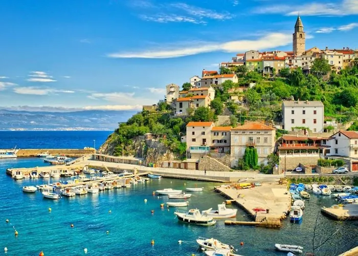 Vila Unique On A Rock, 50 Meters From The Beach, Sea View - By Traveler Tourist Agency Krk - Id 2401 Vrbnik (Primorje-Gorski Kotar)