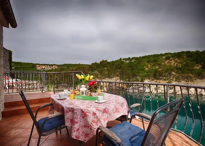 Unique On A Rock, 50 Meters From The Beach, Sea View - By Traveler Tourist Agency Krk - Id 2401 *