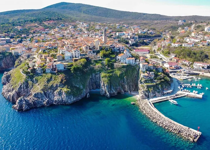Unique On A Rock, 50 Meters From The Beach, Sea View - By Traveler Tourist Agency Krk - Id 2401 Vrbnik (Primorje-Gorski Kotar)