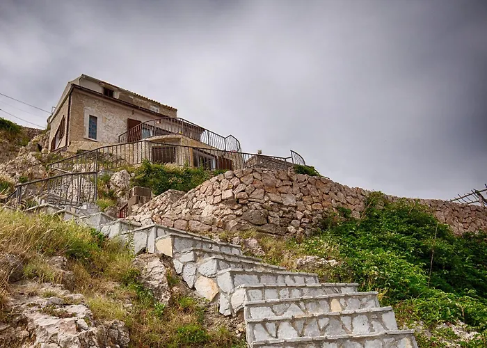 Unique On A Rock, 50 Meters From The Beach, Sea View - By Traveler Tourist Agency Krk - Id 2401 *